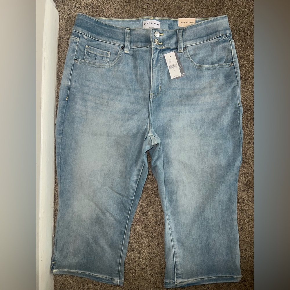 Lane Bryant Light Blue Ankle Jeans